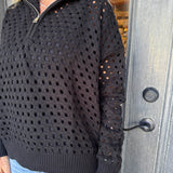 Amber 1/2 Zip Knit Sweater