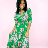 Audrey Floral Maxi Dress