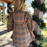 Aubrey Plaid Mini Dress