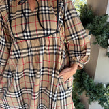 Aubrey Plaid Mini Dress
