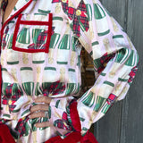 Fizz The Season Satin Ruffle Short Set