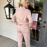Coco DreamTech Quarter Zip Jogger Set