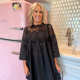 Black Courtney Mini Dress