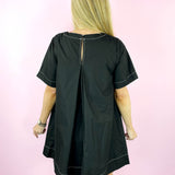 Black Hallie Mini Dress