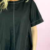 Black Hallie Mini Dress