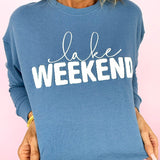 Blue Lake Weekend Crewneck