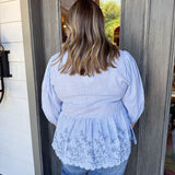 Brooklyn Stripe Blouse - Curvy