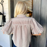 Brown Pony Blouse