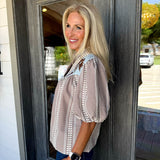 Brown Pony Blouse