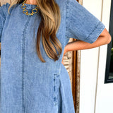 Callie Denim Mini Dress