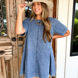 Callie Denim Mini Dress