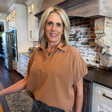 Camel Aimee Blouse