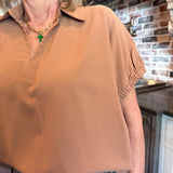 Camel Aimee Blouse