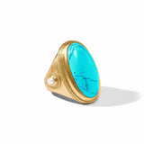 Turquoise Blue Cannes Statement Ring