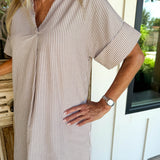 Charlie Stripe Mini Dress