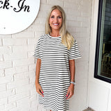 Collins Striped Mini Dress