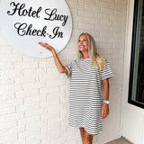 Collins Striped Mini Dress