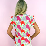 Color Me Sweet Coral Kira Top