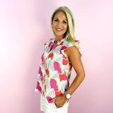 Color Me Sweet Coral Kira Top