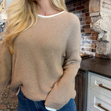 Colorblock Knit Sweater