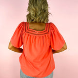 Coral Heidi Top