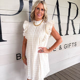 Cream Remi Mini Dress