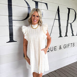 Cream Remi Mini Dress