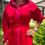 Dani Red + Pink Dress