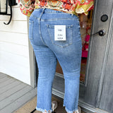 Deutz High Rise Crop Flare Jeans - Curvy