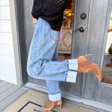 Dusty Sky Barrel Jeans