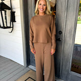 Camel Trouser Set