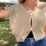 Knitted Sweater Vest