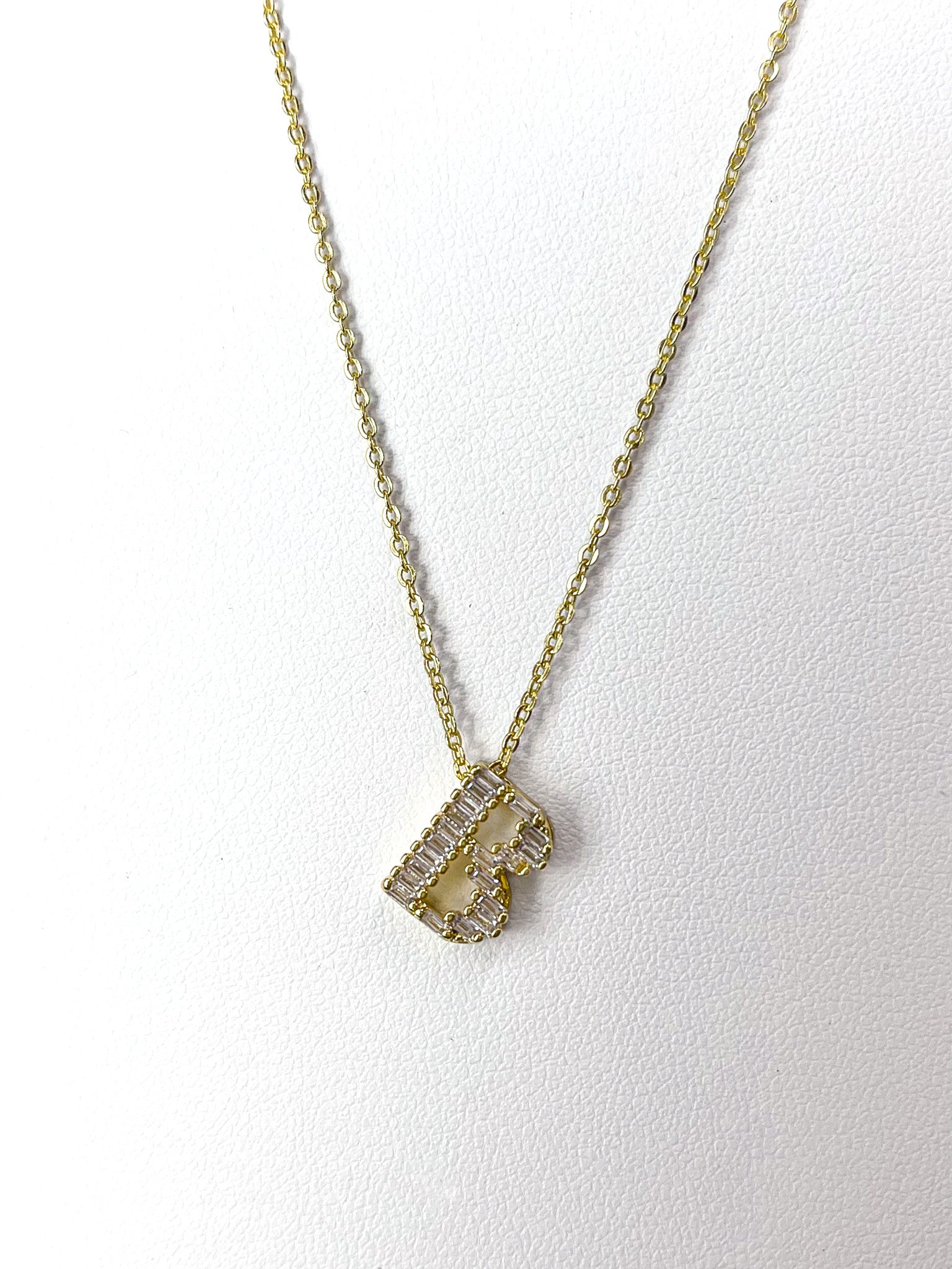 Lala Gold Initial Necklace