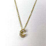 Lala Gold Initial Necklace