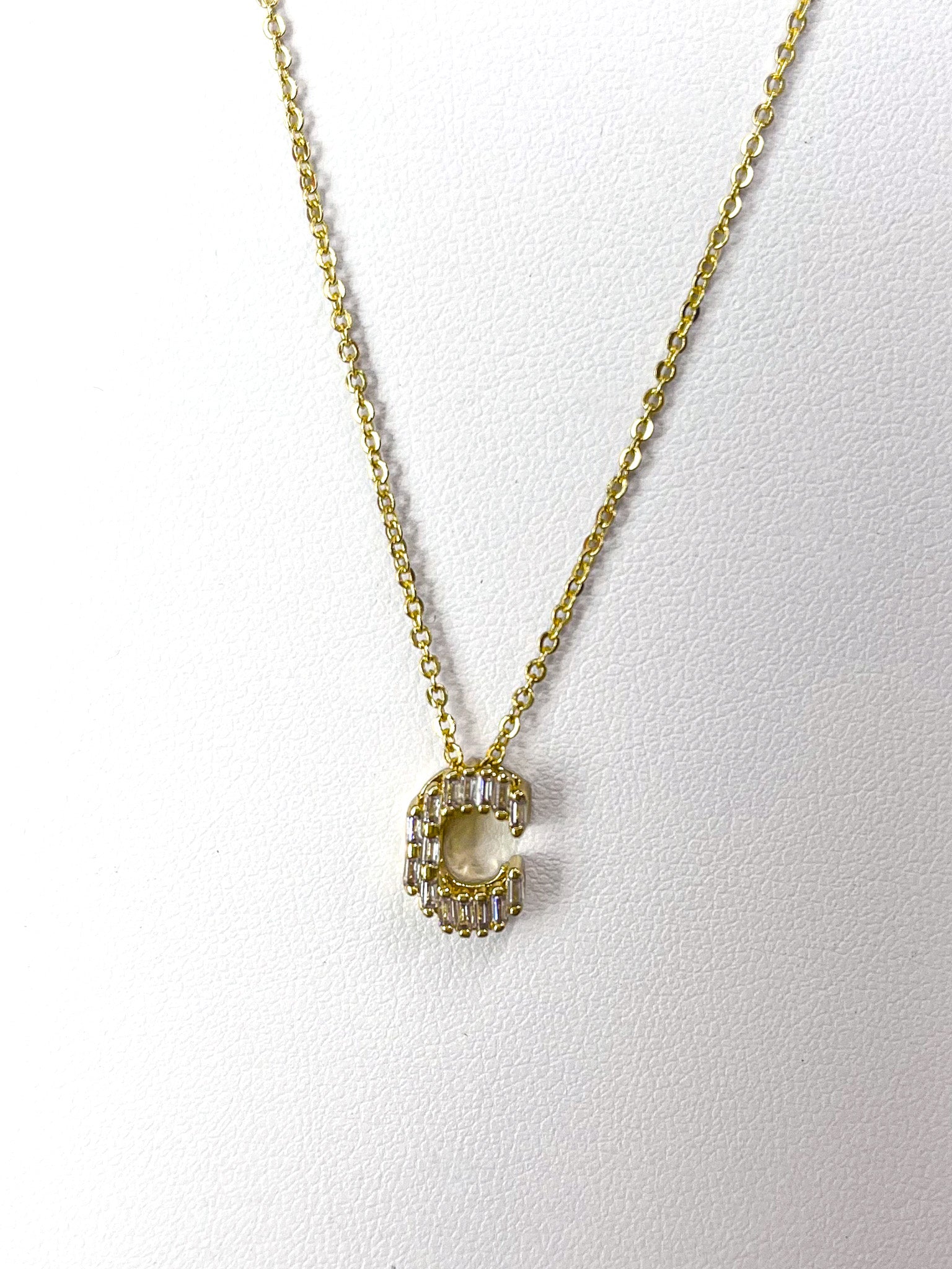 Lala Gold Initial Necklace