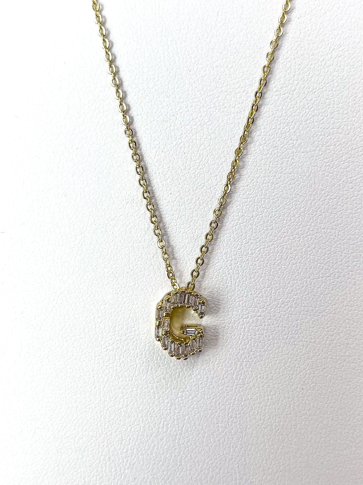 Lala Gold Initial Necklace