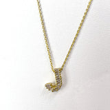 Lala Gold Initial Necklace