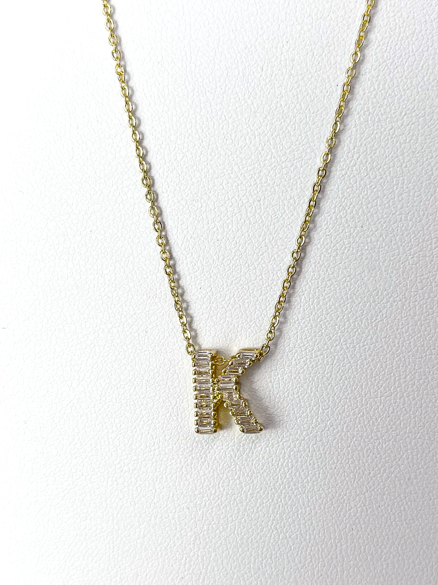 Lala Gold Initial Necklace