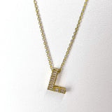 Lala Gold Initial Necklace