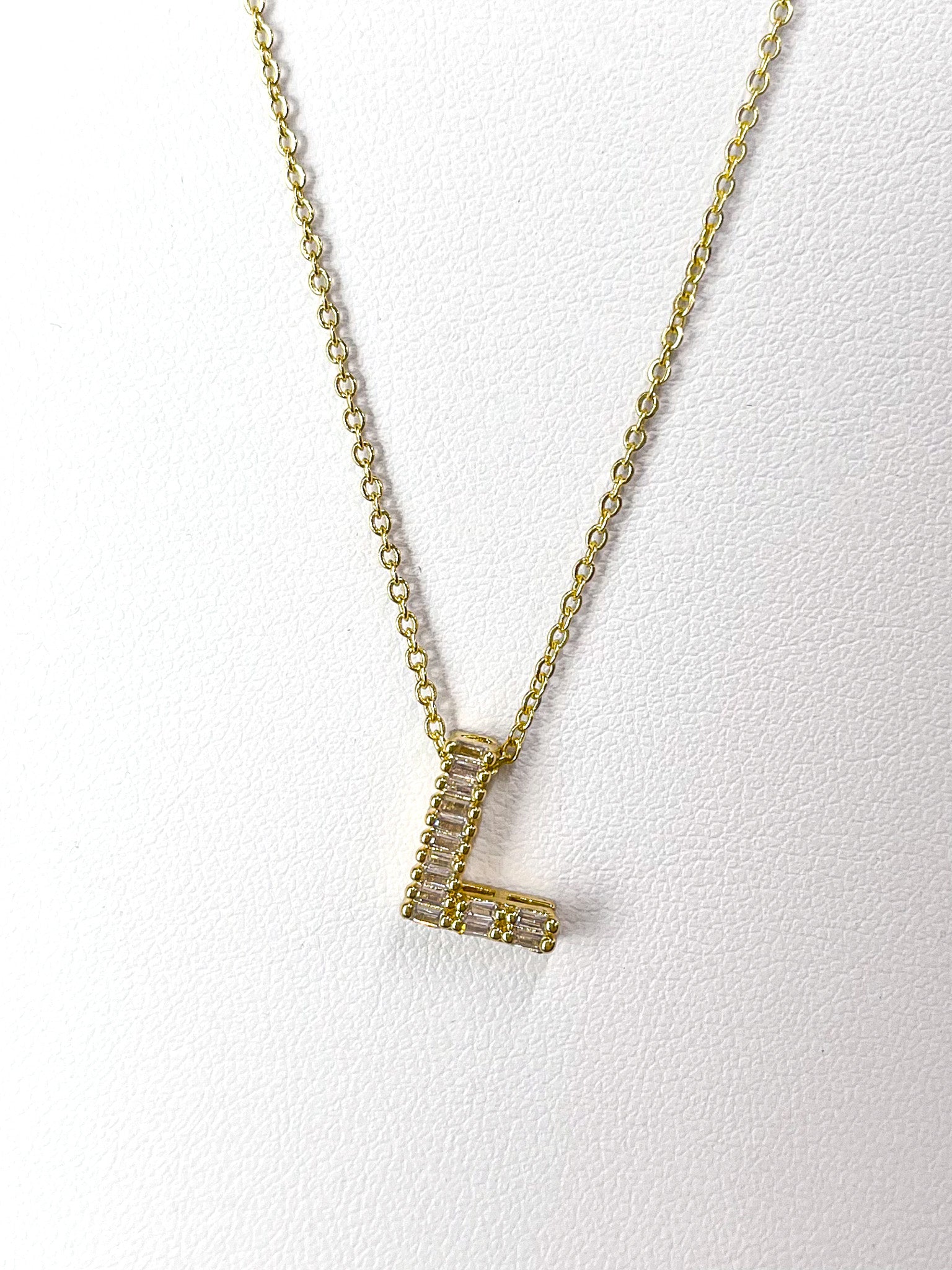 Lala Gold Initial Necklace