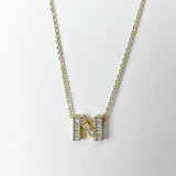 Lala Gold Initial Necklace