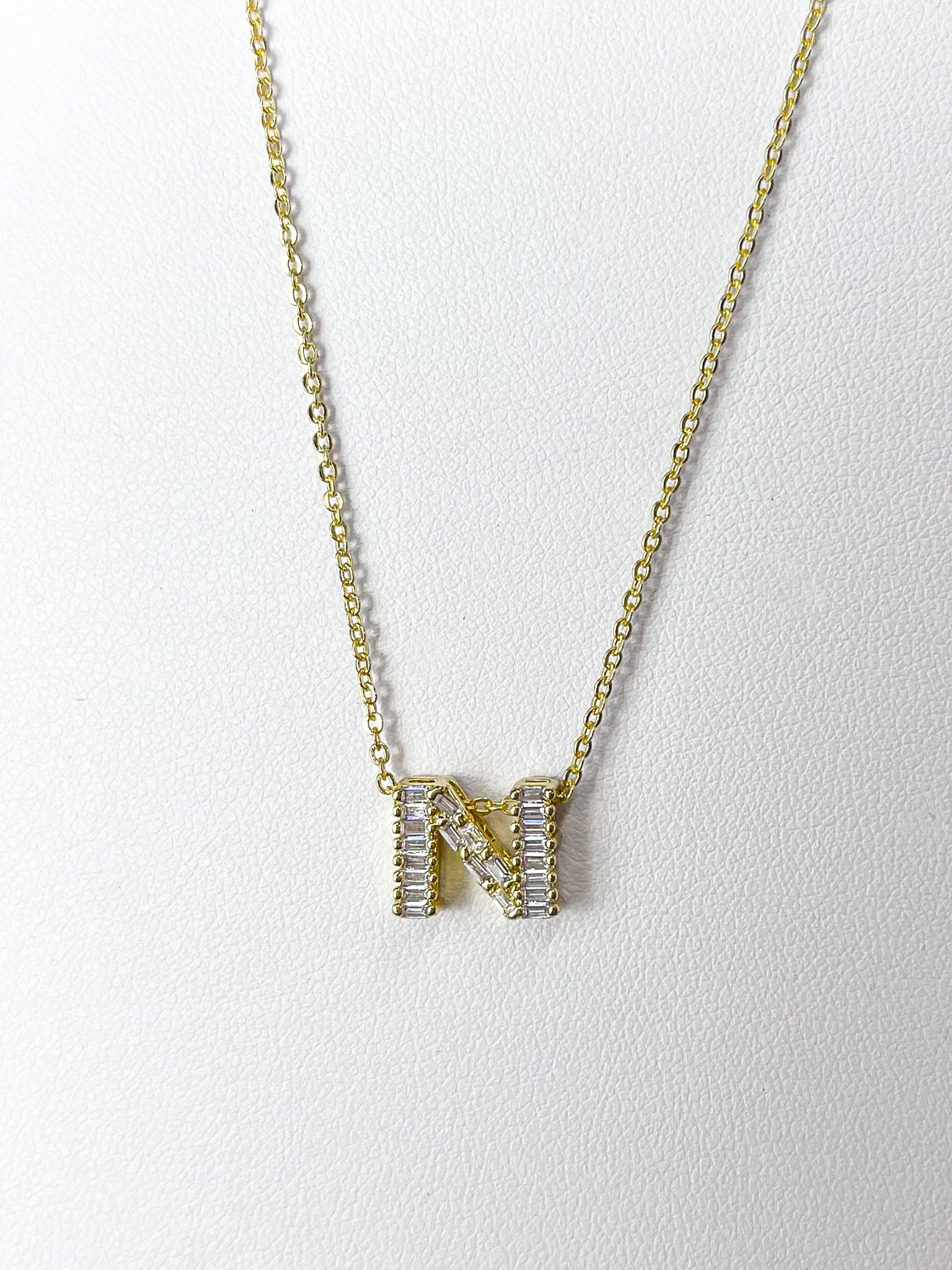 Lala Gold Initial Necklace