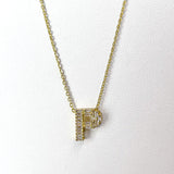 Lala Gold Initial Necklace