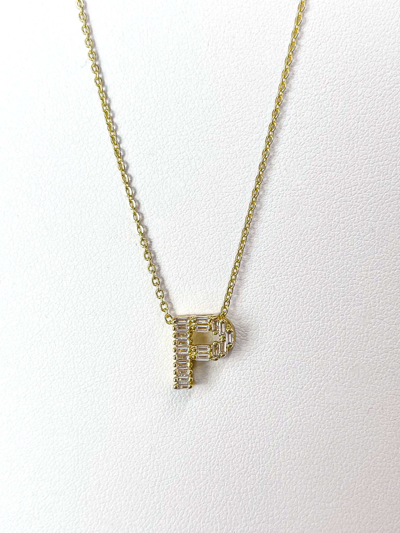 Lala Gold Initial Necklace