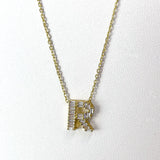 Lala Gold Initial Necklace