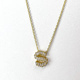 Lala Gold Initial Necklace