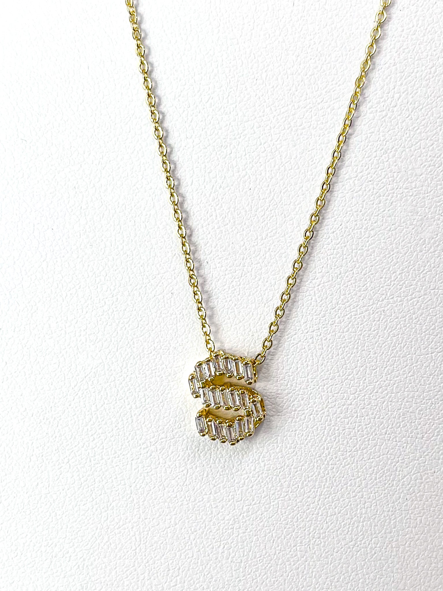 Lala Gold Initial Necklace