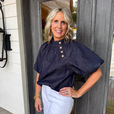 Gabbi Denim Blouse