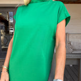 Green Parsons Mini Dress