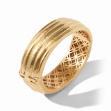 Gold Havana Statement Hinge Bangle